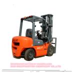 Automatic Diesel Forklift Truck Work Visa 2.5 Ton With 3 Stage Mast Side Shift