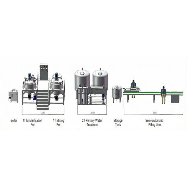 Liquid Soap Detergent Shampoo Mixer Machine with High Speed Mixer
