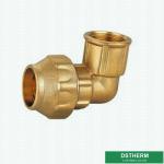 Male Threaded Elbow Screw PE Fittings Brass PE Compression Fittings Pex Fittings
