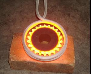 Wholesale 50kw Large Gear Induction Heating Equipment Single Tooth Quenching Super Audio Frequency from china suppliers