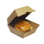 Disposable Corrugated Burger Box and French Fries Box Kraft Paper Packaging Box