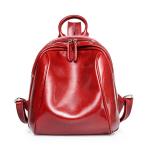 Fashion Backpacks Pure Leather School Bags Simple Cowhide Double Shoulder Bag
