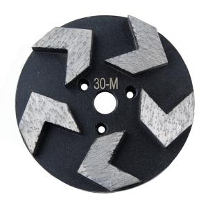 Wholesale Black 6 Inch 220mm Concrete Diamond Grinding Disc For Polishing Metal from china suppliers