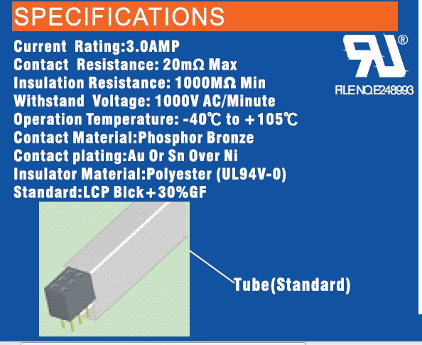 Current Signal Transmission Female Header 2.54 Pitch 1000V AC/DC 3.0AMP