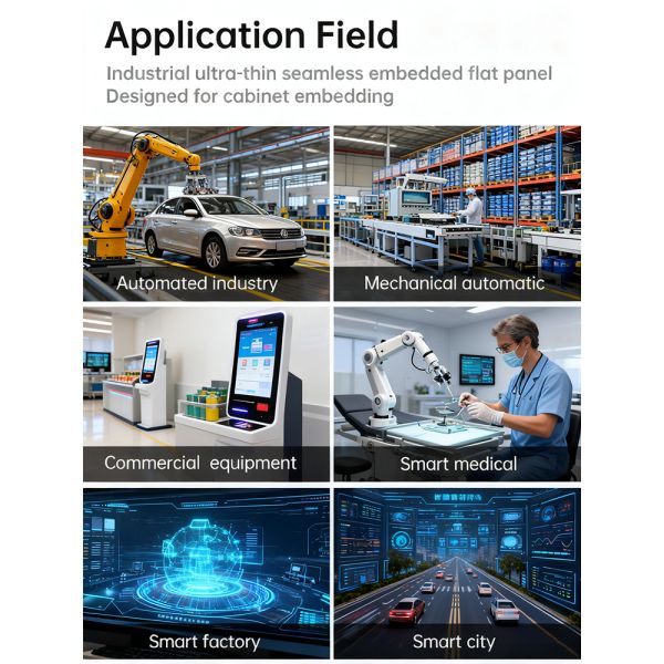 10.1 21.5 Inch Fanless Industrial Chassis Panel Touch PC Embedded Android/Linux/Win 10/11 4GB RAM 32GB Storage