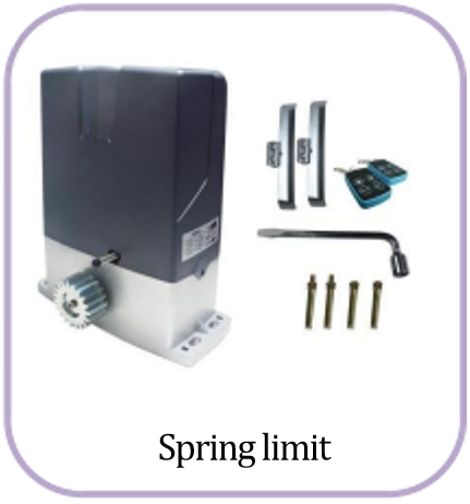 High Security 3500kg Load Capacity DC Sliding Gate Motor with Rebound Function and IP55 Rating