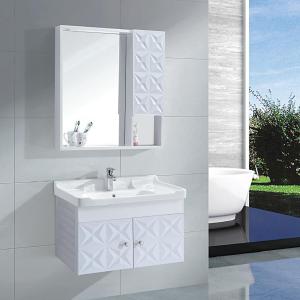 Wholesale Modern Alunimun Bathroom Vanity/ all aluminum bathroom cabinet/Mirror Cabinet /DB-8158A 800X450mm from china suppliers