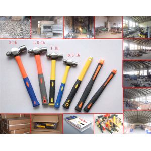 Wholesale Ball peen hammer with fiberglass handle from china suppliers