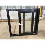 Frame Black PVC Double Glazed Upvc Sliding Sash Windows Customizable