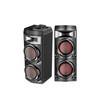 Wholesale double 6inch portable mini bt battery speaker with LED light from china suppliers