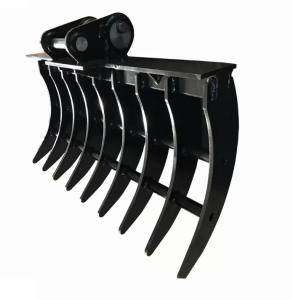 Wholesale Q355B Excavator Brush Rake For 50 Ton Machines Customized Size from china suppliers