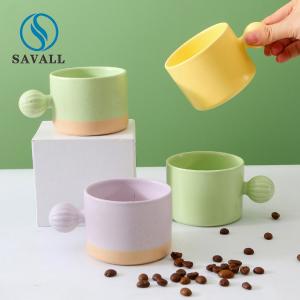 Wholesale Craftsman Color Creative Ceramic Simple Coffee Mug 210ml from china suppliers
