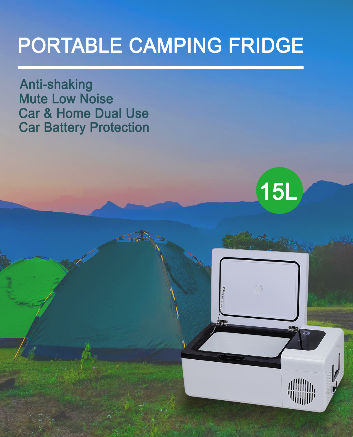 Portable Car Fridge Compressor Freezer Box For Outdoor Adventures
