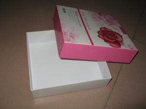 Wholesale Gloss Art Paper Rose Gift Box Packaging CMYK Printing OEM Design from china suppliers