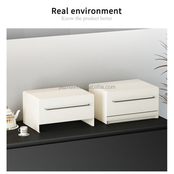 Pull-out Coffee Machine Rack Capsule Organizer with 3-layer Drawer Microwave Mug Storage for Kitchen Living Room Office Desktop