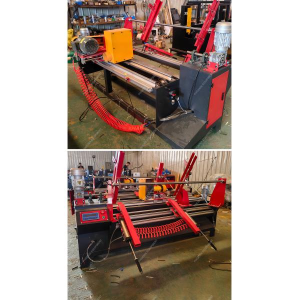 Variable Frequency Speed Regulation Wood Round Rod Polishing Machine for Broom Stick