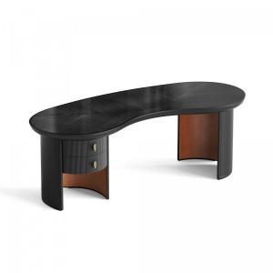 Wholesale Five Star Hotel Hospitality Cashew Shaped Boss Desk Office Study Room from china suppliers