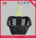 45L HDPP Plastic Trolley Basket 35kgs Loading Unfolding