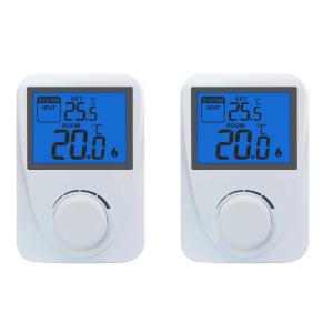 Wholesale Flame Retardance ABS Material Wired Room Thermostat For Heat Pump from china suppliers