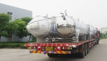 Automatic Silver Water Spray Retort Machine High Temperature Sterilization