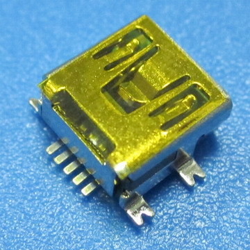 Mini USB 5Pin B SMT Type Waterproof Connector
