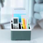Household Desktop Plastic Stationery Organiser For Notebook