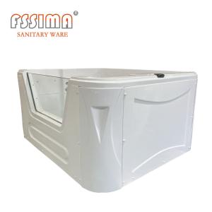 Wholesale Rectangular Big Size Baby Bath Tub Computer Control Freestanding Massage Bathtub from china suppliers