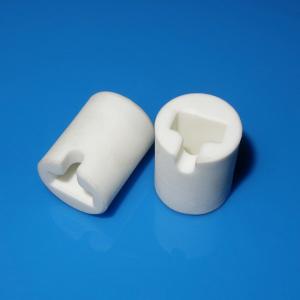 China Non Crack Ceramic Insulator Tube , High Voltage Ceramic Insulator 96% Electric Resistive on sale