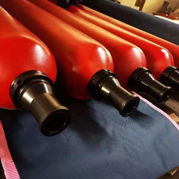 Customizable Hydraulic Bladder Accumulator Nitrile/Viton Seal Vertical