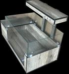 Waterproof Wooden Tortoise Enclosure Open Style Wooden Tortoise Table
