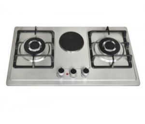 China 1x1500w Home Kitchen Stove  2 Gas 1 Electric 3 Burner Moka Pot Stove on sale