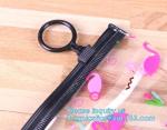 Daily beauty items brush bag toilet slider Zip lockk makeup bag pvc, PVC EVA