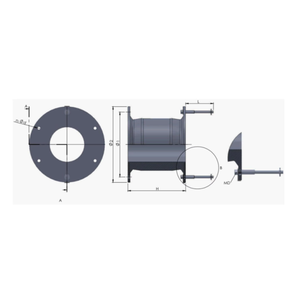 Durable 500H-3000H Cell Rubber Fender for Efficient Docking and Mooring WITH CCS ABS LR BV