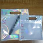 Custom printed colorful zip lock clear plastic bags for cosmetic makeup brush