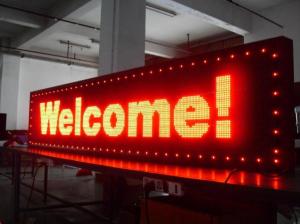 Wholesale Red 256x128mm P16 Outdoor Monochrome LED Signs from china suppliers