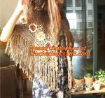 Lady's Crochet Knitted Shawl,Hand Knitted Shawl ,Women Poncho, Free Knitting