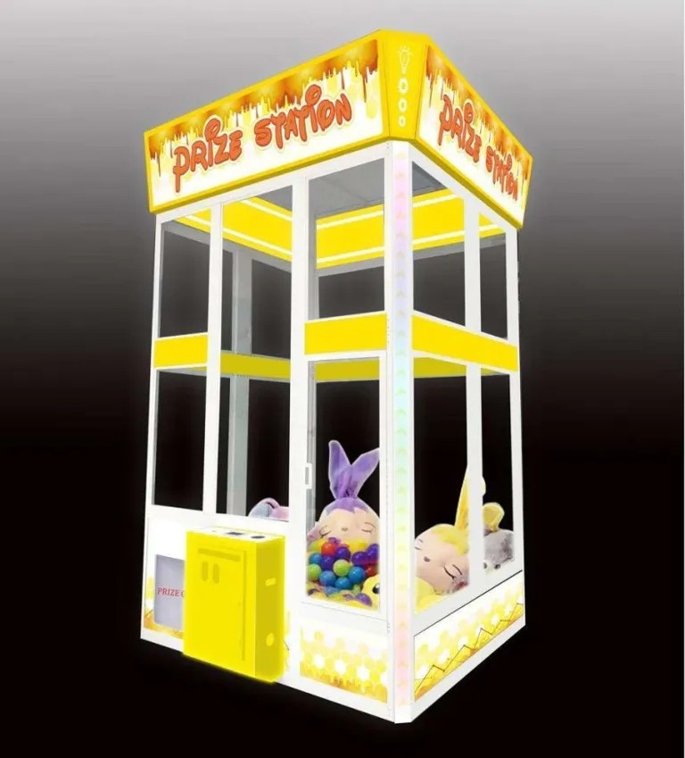 Plush Toy 550mm Giant Claw Machine Coin Operated For Prize Station
