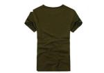 Short Sleeve Men's T-shirts Cotton Fabric Double Durable Shoulder Seam