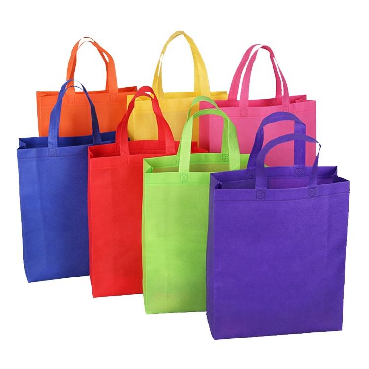Custom Logo Non Woven Bag Reusable Shopping Handled Bag