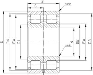 Wholesale Precision Cylindrical Roller Bearings: SL0148 Series Cylindrical Roller Bearing SL014834 from china suppliers
