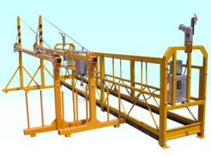 Wholesale ODM Steel Adjustable Cradle Yellow High Working Rope Suspended Window Cleaning Platform from china suppliers