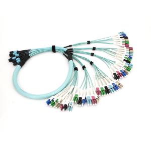 Wholesale High Speed SM MM 24 36 48 Fiber MPO MTP Harness Cable For Data Center from china suppliers