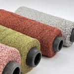100% Polyester Small Loop Blanket Yarn Hand Knitting 1/21Nm