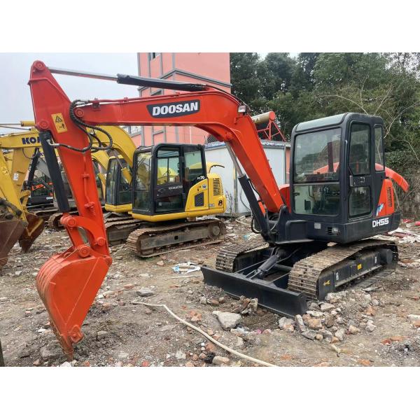 Mini digger price Doosan 55 compact excavator mini crawler hydraulic excavator