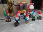 event party celebration christmas party decoration colorful statue Santa man in