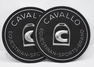 Wholesale 2mm Silver TPU Embossed Patches OEKO Black 3D Suede Label from china suppliers