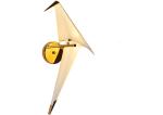 Golden Bird Shape 280*270*670mm PVC Iron Material Modern Indoor Wall Lights