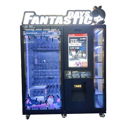 Quality 7 Floors* 12 Slots Capacity Toy Vending Machine Strip Lights for Eye-Catching Design for sale