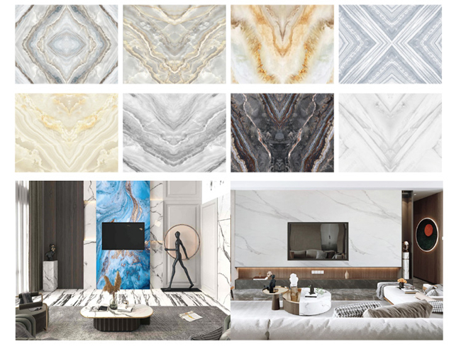 Durable PVC Marble Sheet UV board for Interior Wall Cladding Decorative Panels and Surface Protection Applications