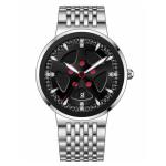 Waterproof Stainless Steel Chronograph Watch Thin Calendar Automatic Mechanical